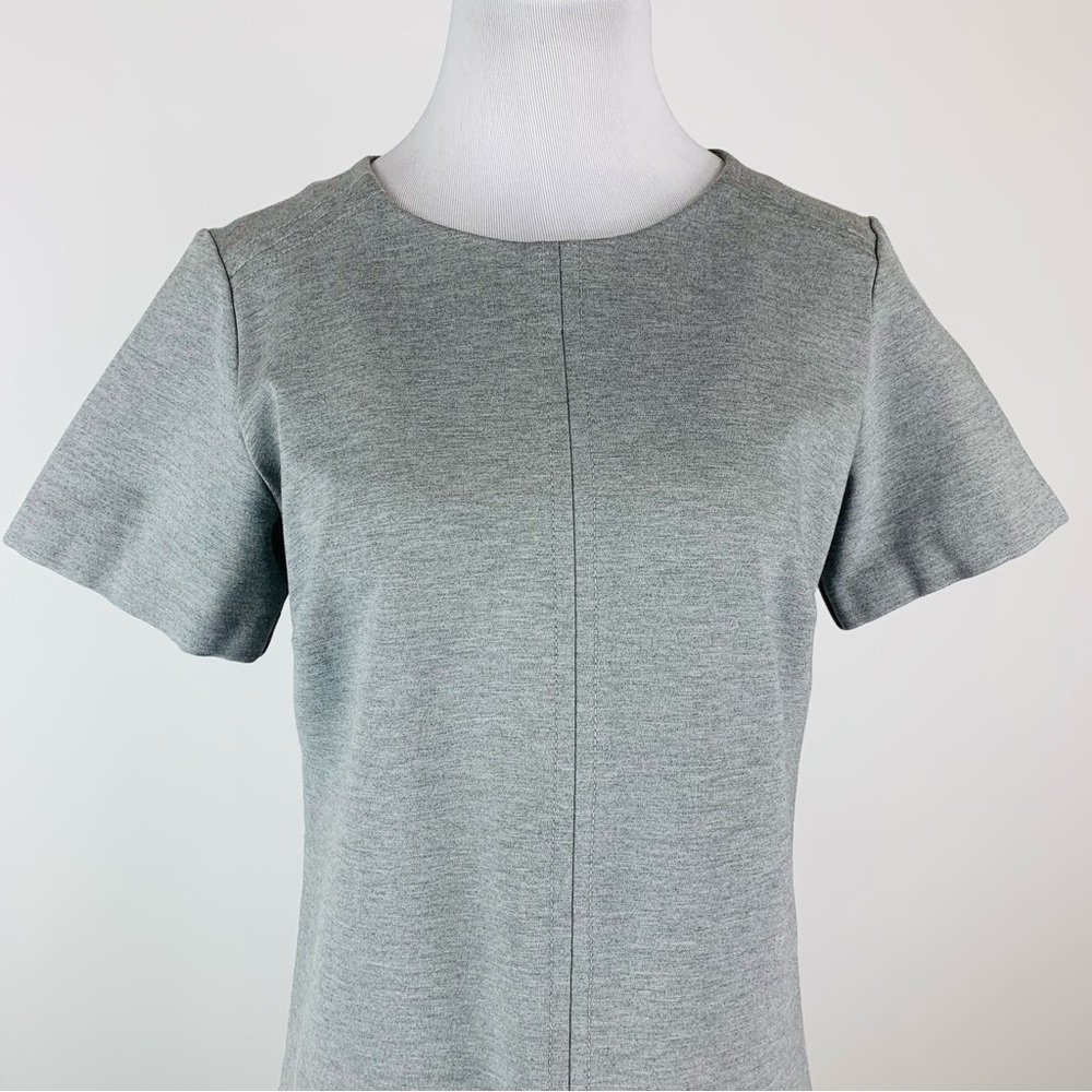 Banana Republic Gray Ponte Front Pocket Dress Medium - Picture 2 of 13